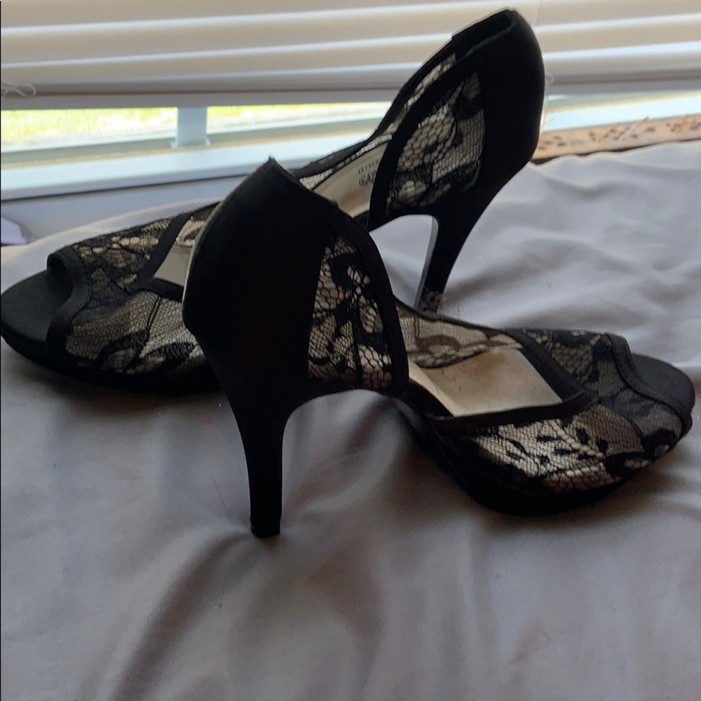 black heels